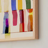 "Color Cut 2" - Art Print in Vibrant by Sumak Studio - Frame Close-up