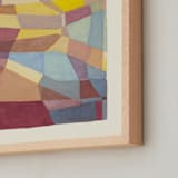 "Globe plot" - Art Print in Peach by Catilustre - Frame Close-up