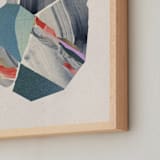 "abstract geological form I" - Art Print in Mineral by Sumak Studio - Frame Close-up