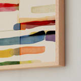 "Color Cut 1" - Art Print in Vivid by Sumak Studio - Frame Close-up