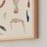 "Ancient Shapes 1" - Art Print in Museum by Sumak Studio - Frame Close-up