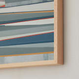 "Intersection" - Art Print in Slate by Pippin Schupbach - Frame Close-up