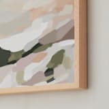 "Every Summer II" - Art Print in Olive by Melanie Severin - Frame Close-up