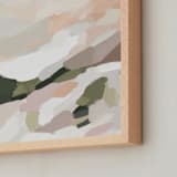 "Every Summer II" - Art Print in Olive by Melanie Severin - Frame Close-up