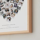 "Heart Snapshot for Grads: Framed Photo" - Framed Photo in White by Minted - Frame Close-up