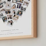 "Heart Snapshot for Grads: Framed Photo" - Framed Photo in White by Minted - Frame Close-up