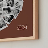 "Modern Heart Snapshot Mix® Warm Tones" - Framed Photo in Rustique by Minted - Frame Close-up