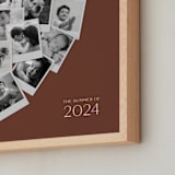 "Modern Heart Snapshot Mix® Warm Tones" - Framed Photo in Rustique by Minted - Frame Close-up