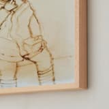 "precious moment" - Art Print in Sepia by Tae Lee - Frame Close-up