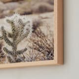 "The Runaway" - Art Print in Desert Orange by Briana Grace - Frame Close-up