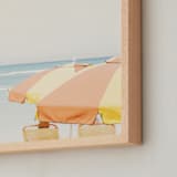 "Sunshine State" - Art Print in Beach by Irene Suchocki - Frame Close-up