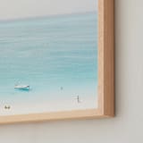"Island Time 2" - Art Print in Sea by Lindsay Madden - Frame Close-up