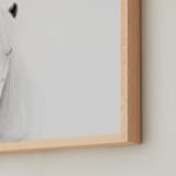 "Dalla" - Art Print in white by Irene Suchocki - Frame Close-up