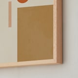 "Les Italiennes I" - Art Print in Earth by Alex Roda - Frame Close-up