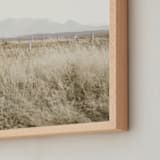 "highland prairie III" - Art Print in Wheat by Kamala Nahas - Frame Close-up