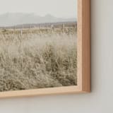 "highland prairie III" - Art Print in Wheat by Kamala Nahas - Frame Close-up