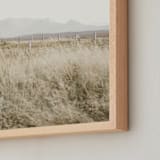 "highland prairie III" - Art Print in Wheat by Kamala Nahas - Frame Close-up