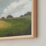 "Summer Path" - Art Print in Summer Green by Stephanie Goos Johnson - Frame Close-up