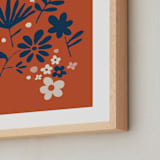 "Vintage Floral Set IV" - Art Print in Vintage by Kate Capone - Frame Close-up