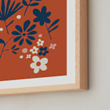 "Vintage Floral Set IV" - Art Print in Vintage by Kate Capone - Frame Close-up