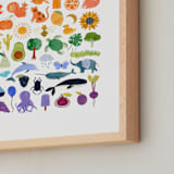 "paper rainbow" - Art Print in Rainbow by Sarah Knight - Frame Close-up