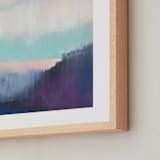 "Twilight Shimmer" - Art Print in Twilight Blue by AlisonJerry - Frame Close-up