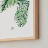 "Summer Palms" - Art Print in Palm Tree by Kelsey McNatt - Frame Close-up