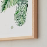 "Summer Palms" - Art Print in Palm Tree by Kelsey McNatt - Frame Close-up