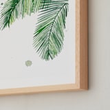 "Summer Palms" - Art Print in Palm Tree by Kelsey McNatt - Frame Close-up