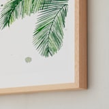 "Summer Palms" - Art Print in Palm Tree by Kelsey McNatt - Frame Close-up