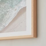 "Inbetween" - Art Print in turquoise by Caroline Mint - Frame Close-up