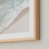 "Inbetween" - Art Print in turquoise by Caroline Mint - Frame Close-up
