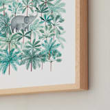 "Always Together" - Art Print in Mint by Sarah Knight - Frame Close-up