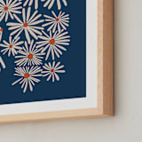 "Vintage Floral Set II" - Art Print in Vintage by Kate Capone - Frame Close-up