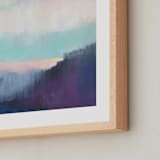 "Twilight Shimmer" - Art Print in Twilight Blue by AlisonJerry - Frame Close-up