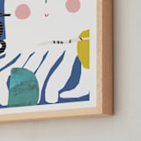 "octopus & seahorse" - Art Print in Sea by Sumak Studio - Frame Close-up