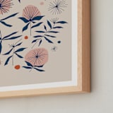 "Vintage Floral Set I" - Art Print in Vintage by Kate Capone - Frame Close-up
