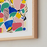 "Primario" - Art Print in White by FERNANDA MARTINEZ - Frame Close-up