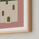 "Maisonette" - Art Print in Dusty Rose by Ani Somi - Frame Close-up