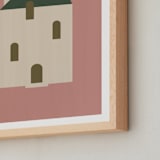 "Maisonette" - Art Print in Dusty Rose by Ani Somi - Frame Close-up