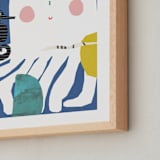 "octopus & seahorse" - Art Print in Sea by Sumak Studio - Frame Close-up