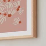 "Vintage Floral Set III" - Art Print in Vintage by Kate Capone - Frame Close-up