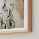 "Left it in Marfa" - Art Print in Peach by Kati Ramer - Frame Close-up