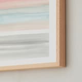 "Summer Horizon" - Art Print in White by Little Valley Studio - Frame Close-up