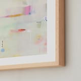 "Believe" - Art Print in Seafoam by Lindsay Megahed - Frame Close-up