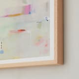 "Believe" - Art Print in Seafoam by Lindsay Megahed - Frame Close-up