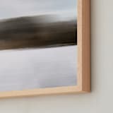 "Horizon Series Frost" - Art Print in Frost by Jennifer Morehead - Frame Close-up