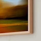 "Horizon Series Harvest" - Art Print in Harvest by Jennifer Morehead - Frame Close-up