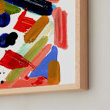"Modern Retro" - Art Print in Retro kaleidoscope by Svitlana Martynjuk - Frame Close-up