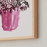 "It´s a new day 1" - Art Print in Bois de Rose by Bethania Lima - Frame Close-up